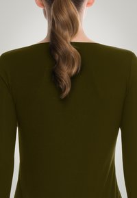 Wolford AURORA PURE  - Langarmshirt - dark earth green