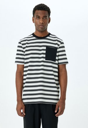 Koton STRIPED  - T-shirts print - black