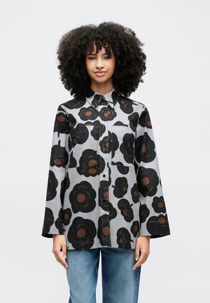 Marimekko ARIA TUMMA - Gombos blúz - grey/black/brown