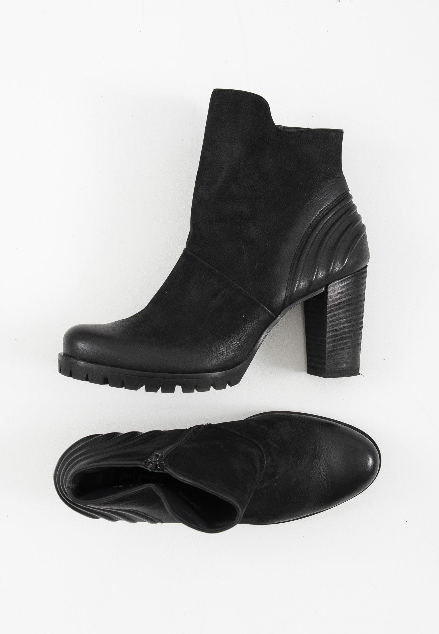 Paul Green Enkellaarsjes met plateauzool - black/Zwart - Zalando.nl