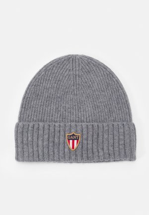 BANNER SHIELD BEANIE UNISEX - Berretto - grey melange