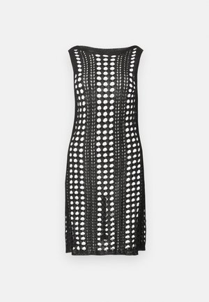 Even&Odd, CROCHET DRESS - Accessoire de plage - black