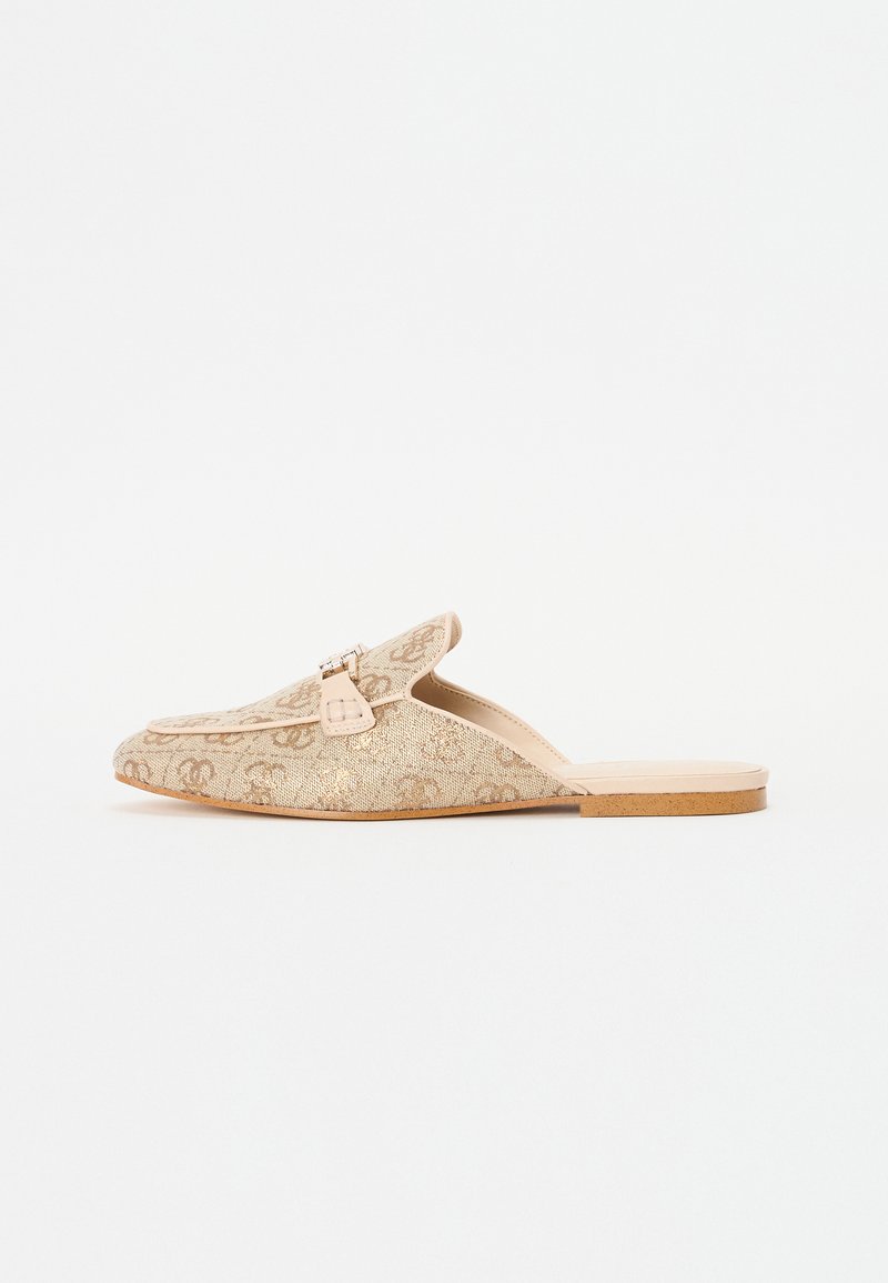 Guess - BOMMY - Papuci - gold, Extindeți
