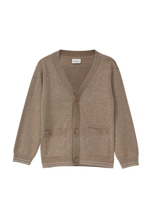 Strickjacke - cognac