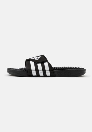 ADISSAGE - Badsandaler - core black/footwear white