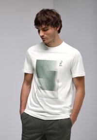 Street One MEN Triko s potiskem - weiß
