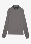FOOTBALL TRAINING QUARTER ZIP TOP - Long sleeved top - dark grey