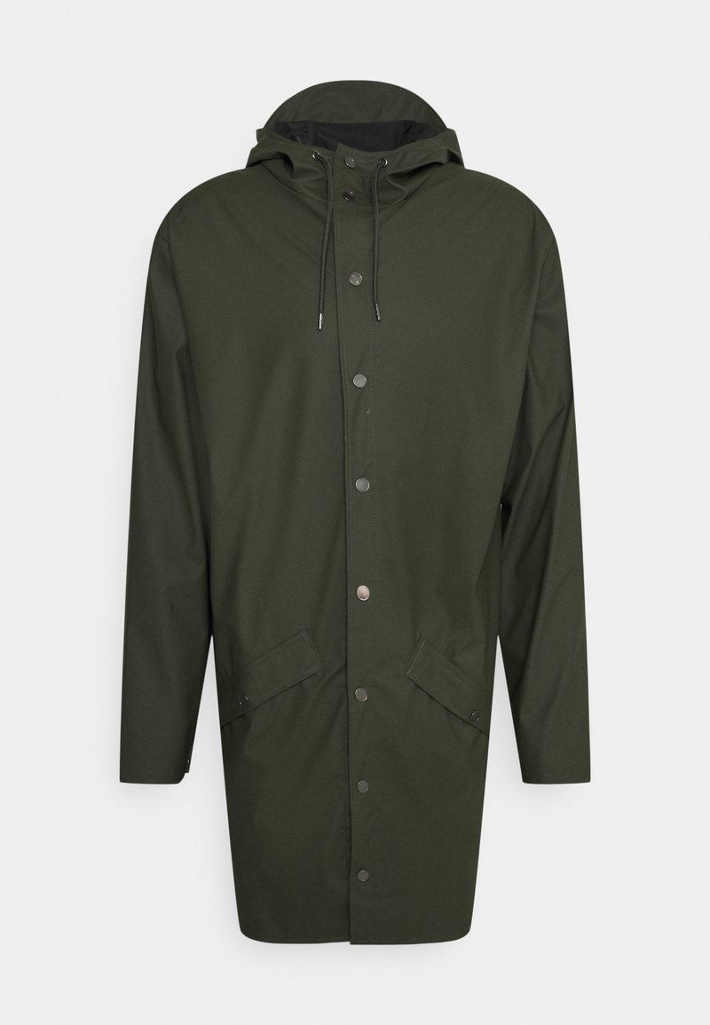 Rains - LONG JACKET UNISEX - Ūdensnecaurlaidīga jaka - green, Palielināt