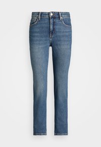 HIGH RISE STRAIGHT ANKLE JEAN - Straight leg jeans - dusk indigo wash
