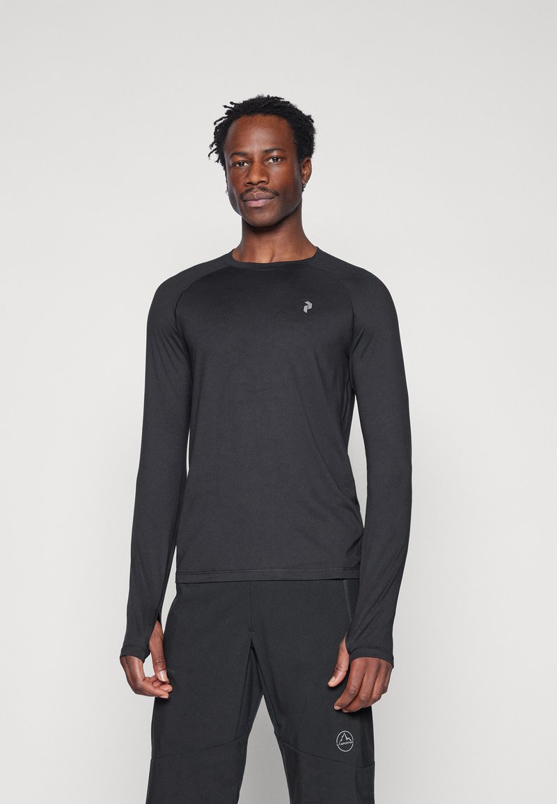 Peak Performance SPIRIT CREW - Top s dlhým rukávom - black