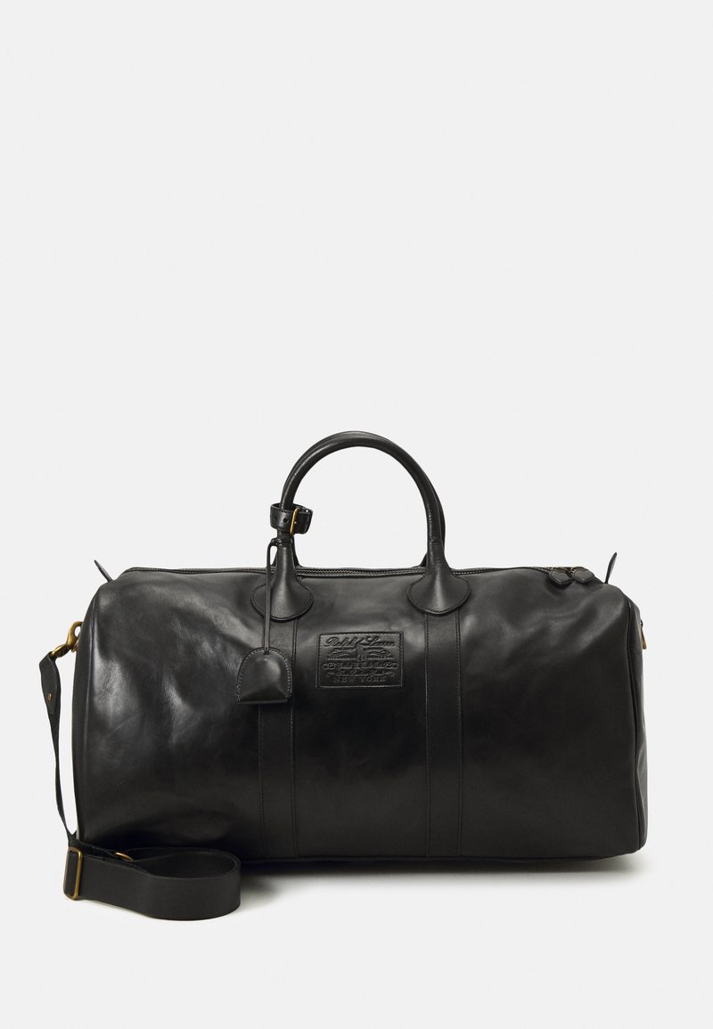 Polo Ralph Lauren LTHR DUFFLE SMOOTH UNISEX Weekend bag black Zalando.co.uk