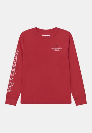 TECH WAFFLE LOGO SOLID - Maglietta a manica lunga - red
