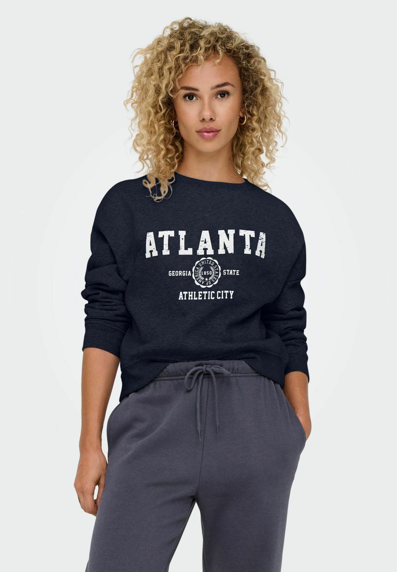 ONLY ONL LIFE CREW STATE NOOS - Sweater - blau