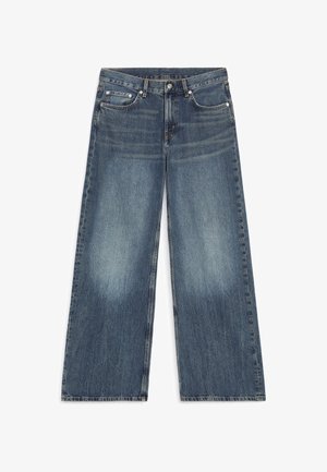 ARKET, ARKET ELM LOW FLARED JEANS - Wide Leg - greyish blue