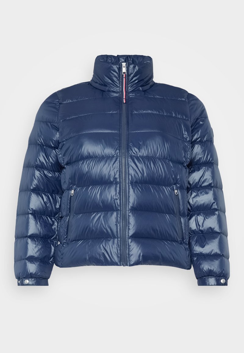 Tommy Hilfiger Curve Gewatteerde jas donkerblauw