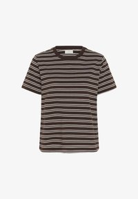 No seleccionado, chocolate brown/chalk stripes