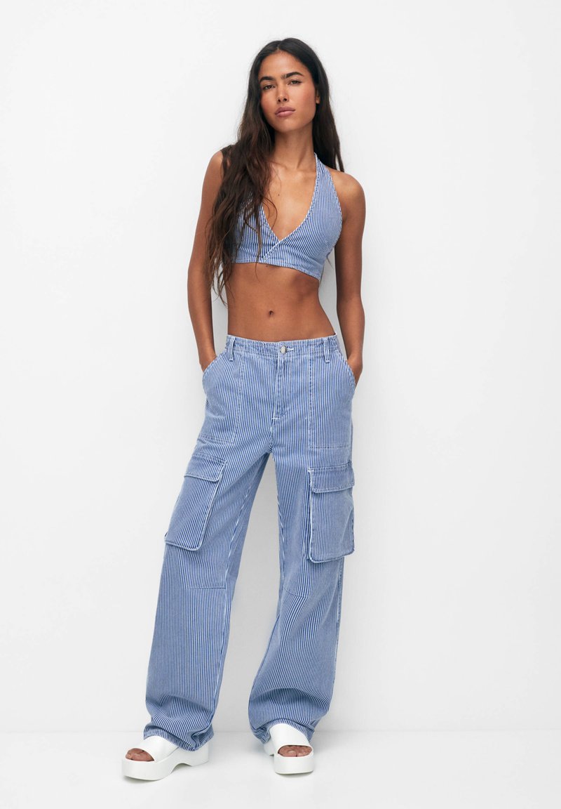 Pull And Bear Striped Trousers Pull&Bear Striped Trousers