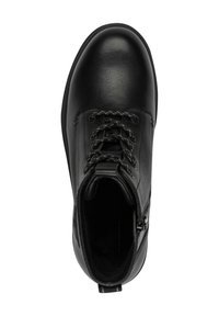 Tamaris Botines con cordones - black leather