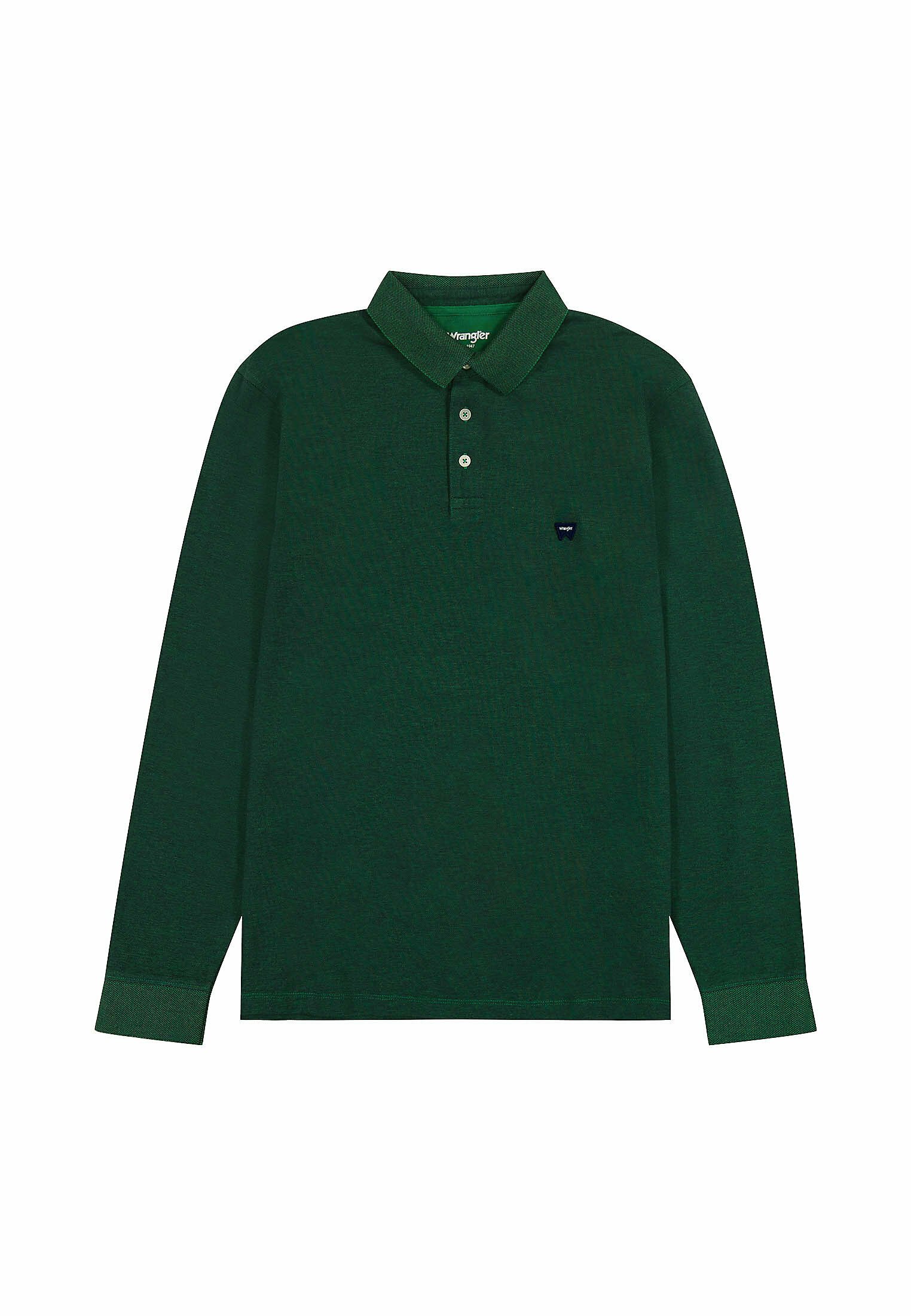 BoTT Door Jacquard L/SL Polo(green)Wrangler LS REFINED POLO - Polo