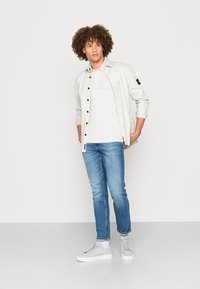 Calvin Klein Jeans TIPPING SLIM - Polo - stratus grey