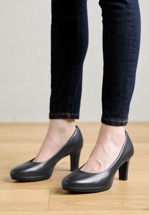 Platåpumps - navy
