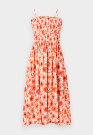 CASSY SUN DRESS - Päevakleit - coral daisy