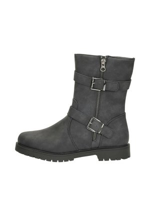 Cowboy-/Bikerlaarsjes - zwart