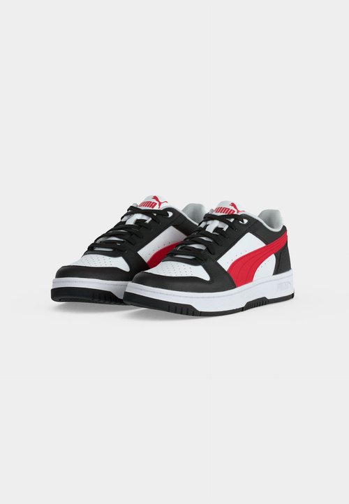 PUMA REBOUND SLAM JR UNISEX - Trainers - black/for all time red/white — photo 3