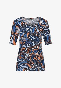 Unausgewählt, blue/light blue/peach patterned