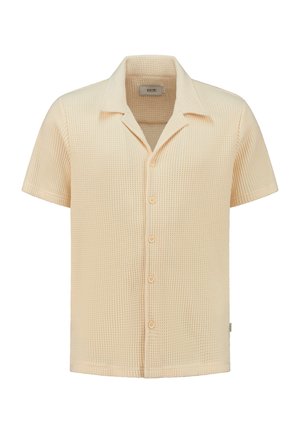 DEAN WAFFLE STRUCTURE - Overhemd - light beige