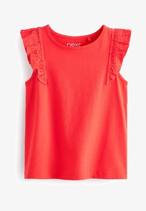 FRILL - T-shirt con stampa - red