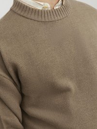 Jack & Jones JJEJACK CREW NECK SN - Pulover - otter