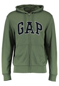 GAP Tröja med dragkedja - khaki
