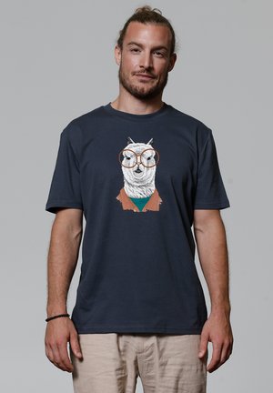 T-shirt print - india ink grey