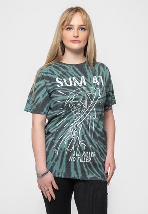 Paradiso Clothing SUM 41 REAPER DYE WASH - Print T-shirt - green