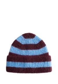 Unselected, burgundy/blue