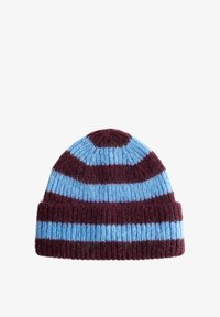 Unselected, burgundy/blue