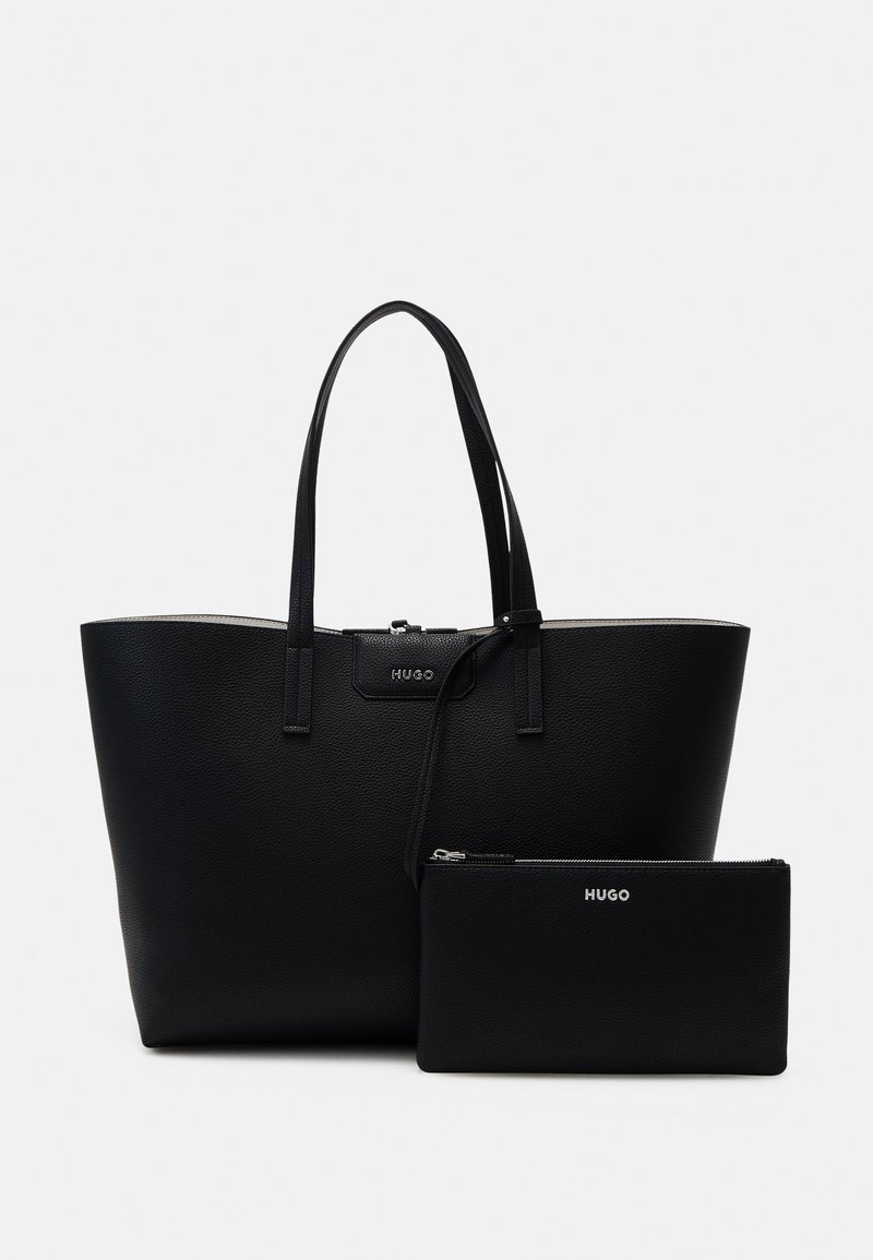 HUGO Shopper met all-over motief, model 'CHRIS SHOPPER' in zwart online HUGO Shopper met all-over motief, model 'CHRIS SHOPPER' in zwart online