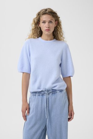 ALPHA TEE - Βασικό μπλουζάκι - blue finch mélange