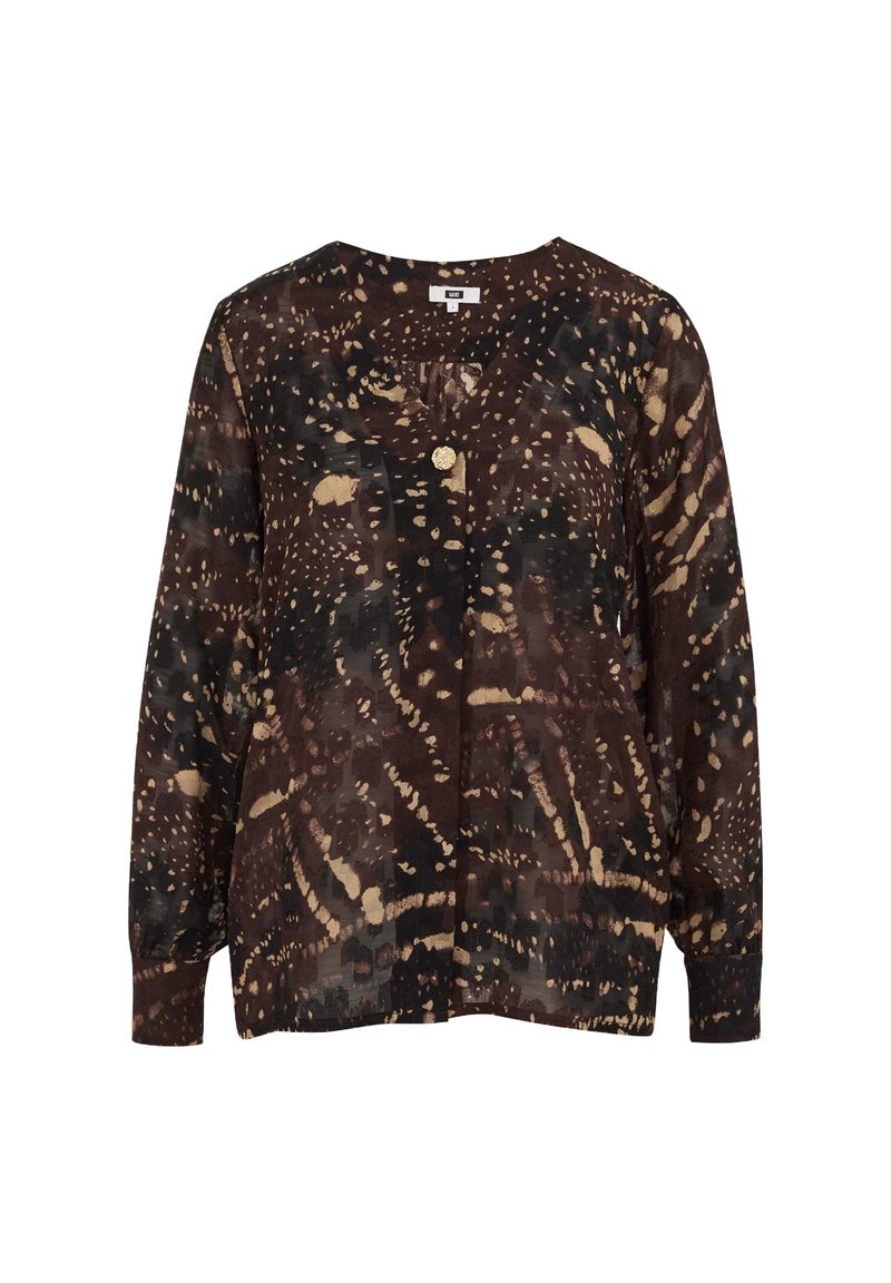 WE Fashion Blouse - dark brown/marron foncé - ZALANDO.FR