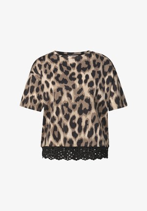 Street One, T-shirt print - timeless beige