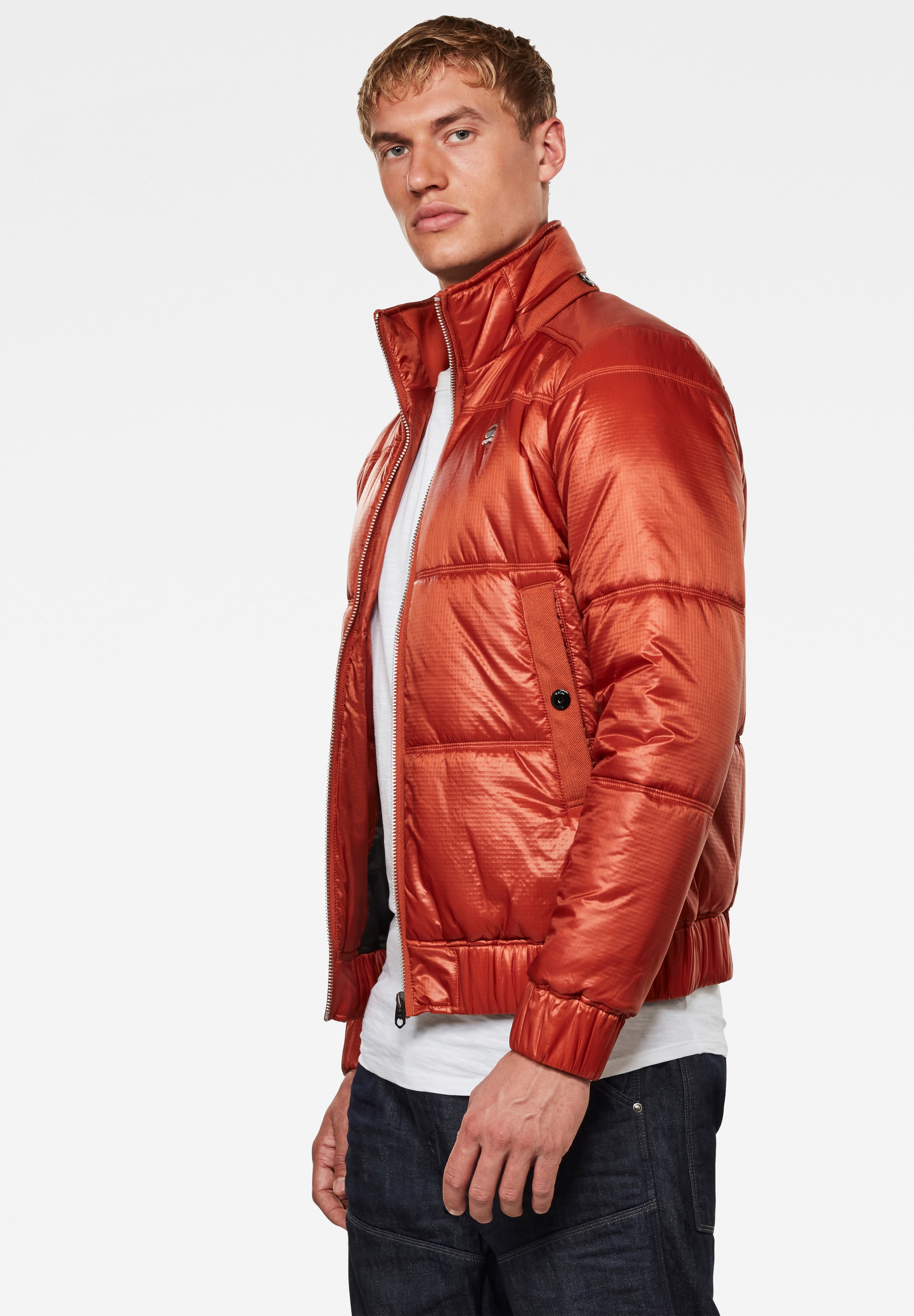 g star orange jacket