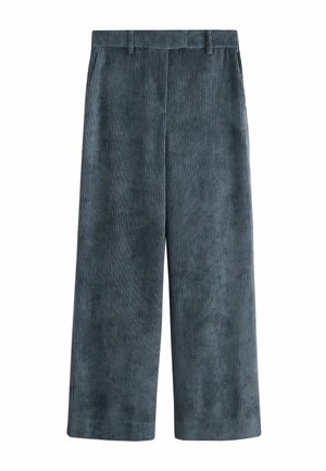 Next, CORD WIDE LEG TROUSERS - Nohavice - slate grey