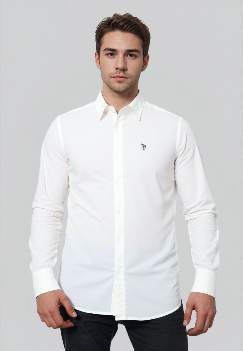 U.S. Polo Assn. BUTTON DOWN  - Camisa - weiss