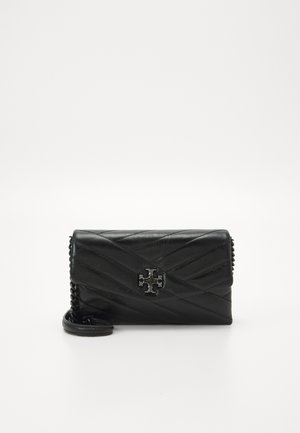 KIRA CHEVRON PAVE LOGO CHAIN WALLET - Sac bandoulière - black