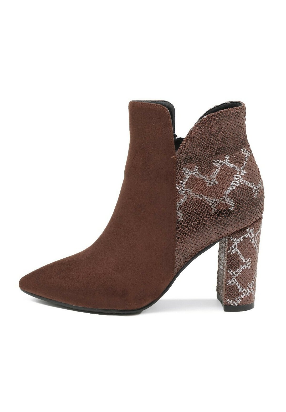 Stivaletti QUEEN HELENA Con Tacco 10cm | Pelle Sintetica | Zip Laterale | Stile Casual Donna - Foto 2