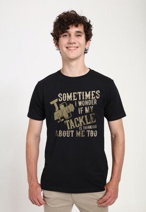 DUKE SONS FISHING TACKLE - Print T-shirt - black