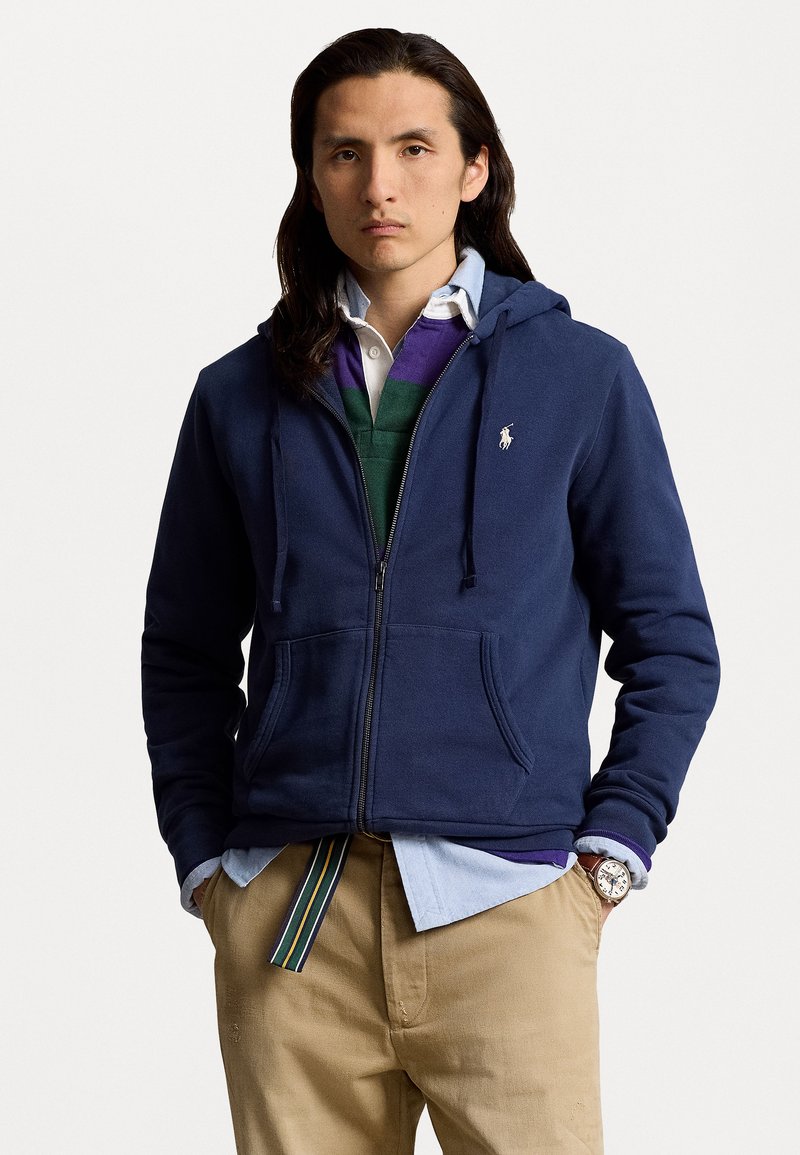 Polo Ralph Lauren - LOOPBACK FLEECE FULL ZIP HOODIE - Sweatjakke - cruise navy, Forstør