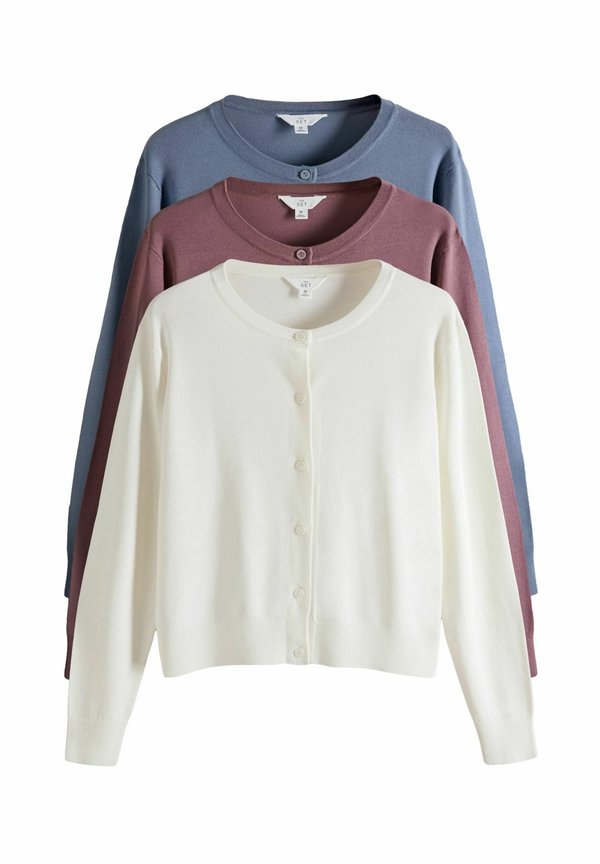 REGULAR FIT - 3 PACK THROUGH - Strickjacke