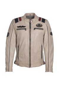 Mauritius Leren jas - offwhite ii